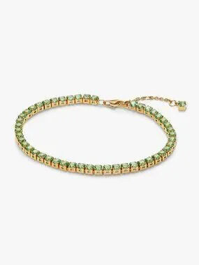 Pandora Sparkling Green Tennis Bracelet